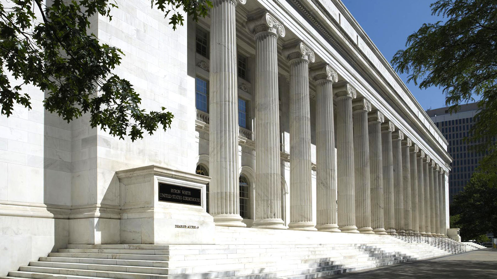 The 10th Circuit Court of Appeals is located in the Byron White Courthouse in Denver.