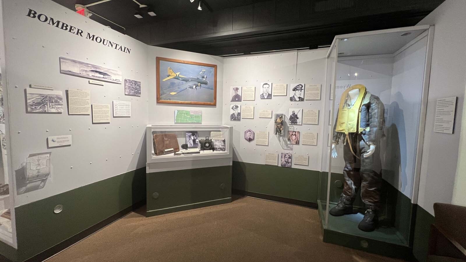 The Jim Gatchell Museum in Buffalo, Wyoming has a permanent display to remember the crash Bomber Mountain. This exhibit will be updated in February when the museum is closed for yearly renovations.