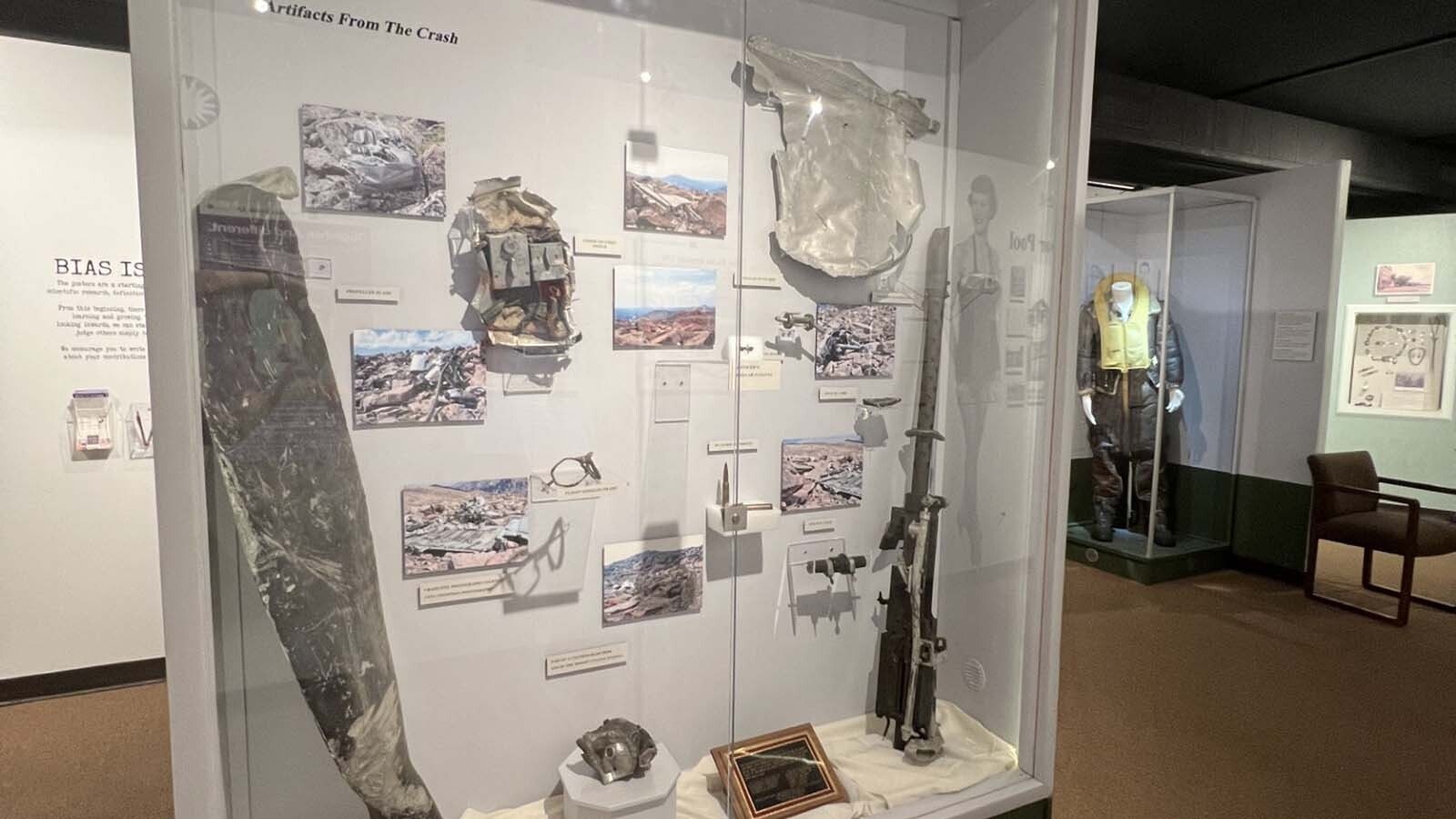 The Jim Gatchell Museum in Buffalo, Wyoming has a permanent display to remember the crash Bomber Mountain. This exhibit will be updated in February when the museum is closed for yearly renovations.