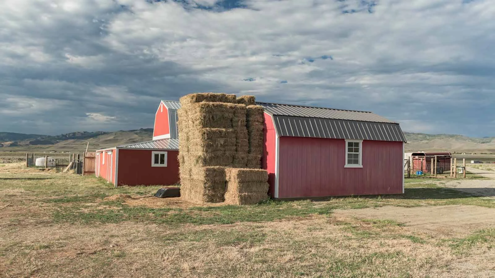 From the outside, there’s nothing special about these connected yurts near Pinedale, but inside they’re pure Wyoming Western luxury, listing for $550,000.