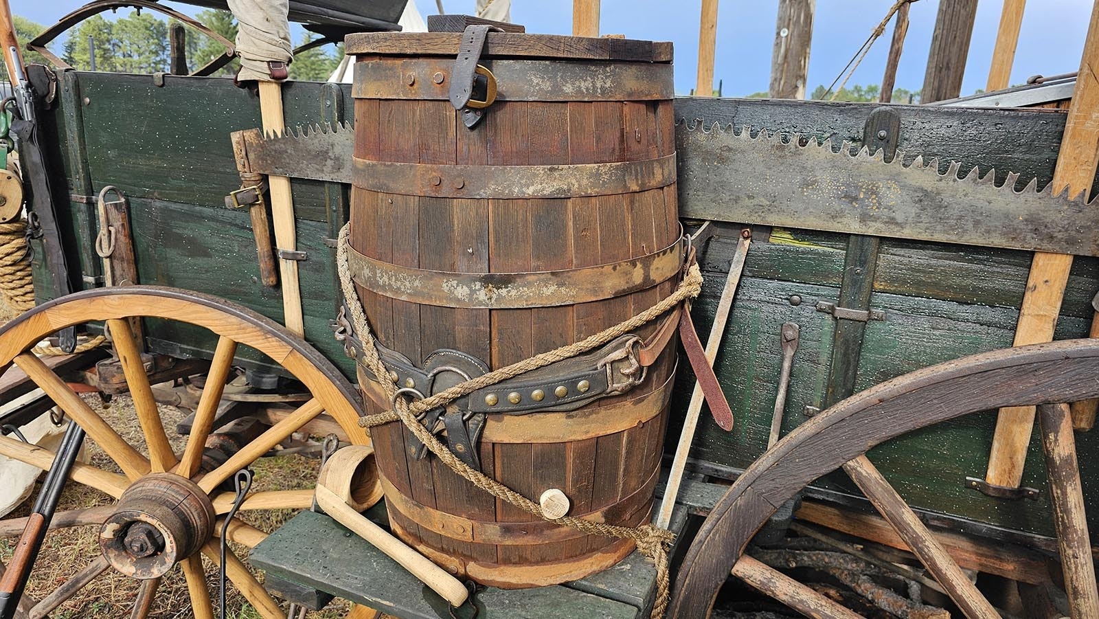 Period-authentic pieces have been added to 2 Mules Chuckwagon to help preserve Western traditions and history.