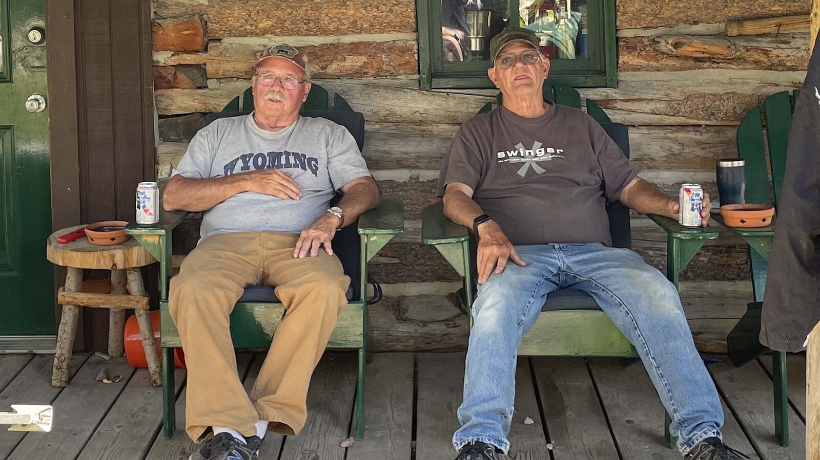 Dave Simpson and Larry Ash, both 74, worked together to build a cabin in Wyoming’s remote Snowy Range mountains 44 years ago and made a pact to build another. Decades later, the retirees are making good on that promise.