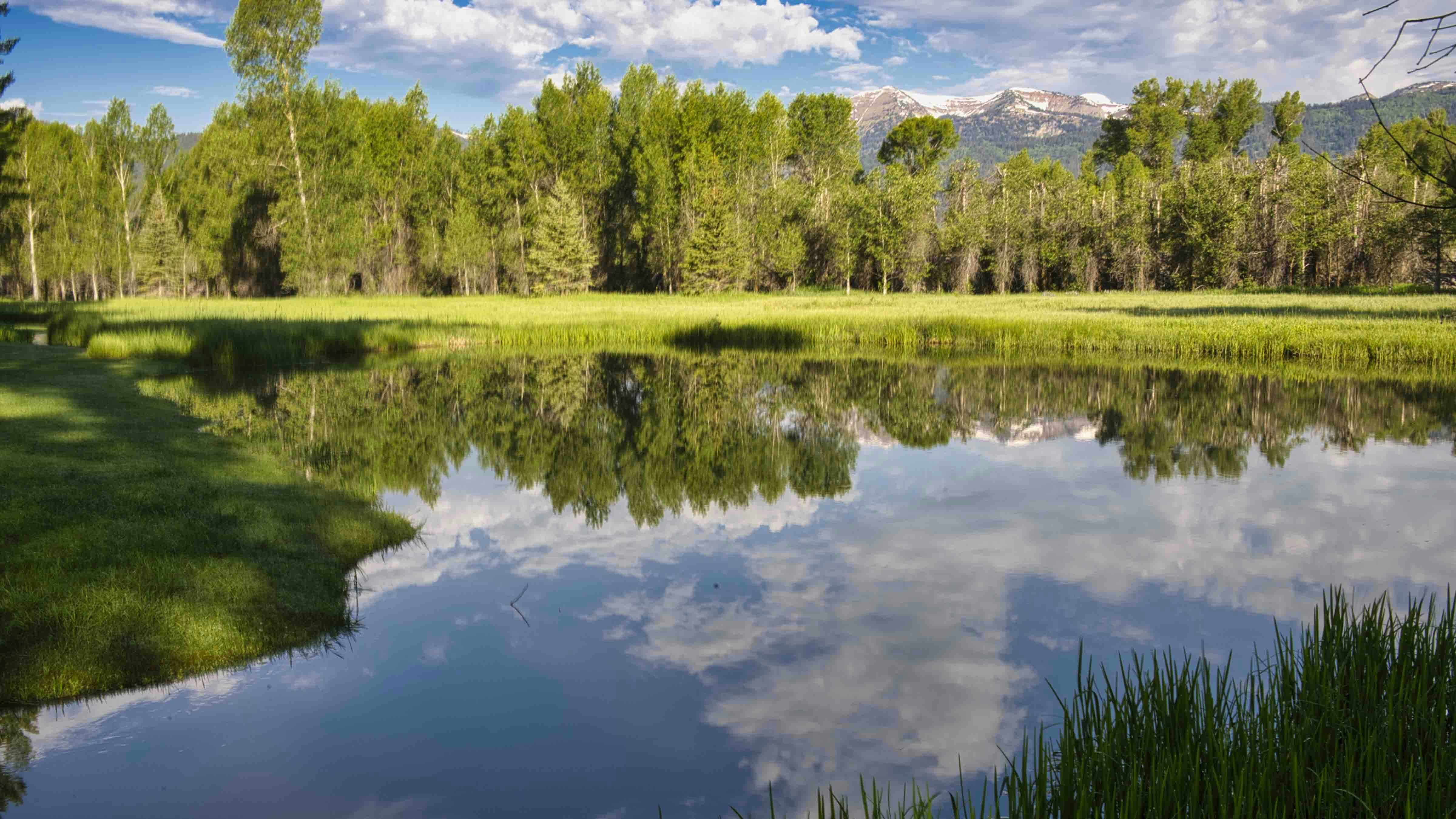 A 21-acre Jackson Hole estate in a coveted neighborhood has just hit the market for $39.5 million. It offers private Snake River frontage, as well as winding creeks full of trout, cinematic views and serene wilderness. It’s just five minutes from Jackson’s downtown.
