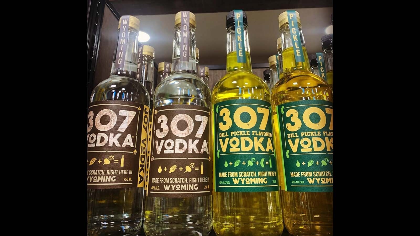 There are more than 900 businesses registered in Wyoming that begin with "307," including 307 Vodka.