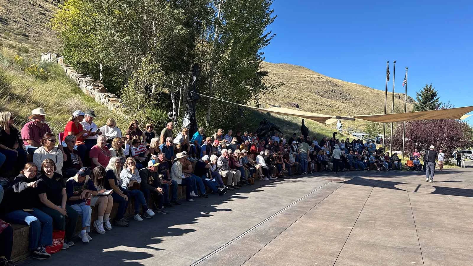 A huge crowd of Grizzly 399 fans gathered Wednesday for the dedication of a gigantic sculpture of the world’s most famous bear at the National Museum of Wildlife Art in Jackson. "Against All Odds: Grizzly 399” also features the four cubs she had in 2020.