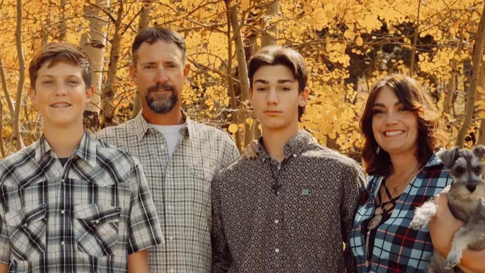 The Wulf family lost a lot of possessions in the Saturday fire, including inherited tools, family memorabilia, and 4-H supplies and feed.