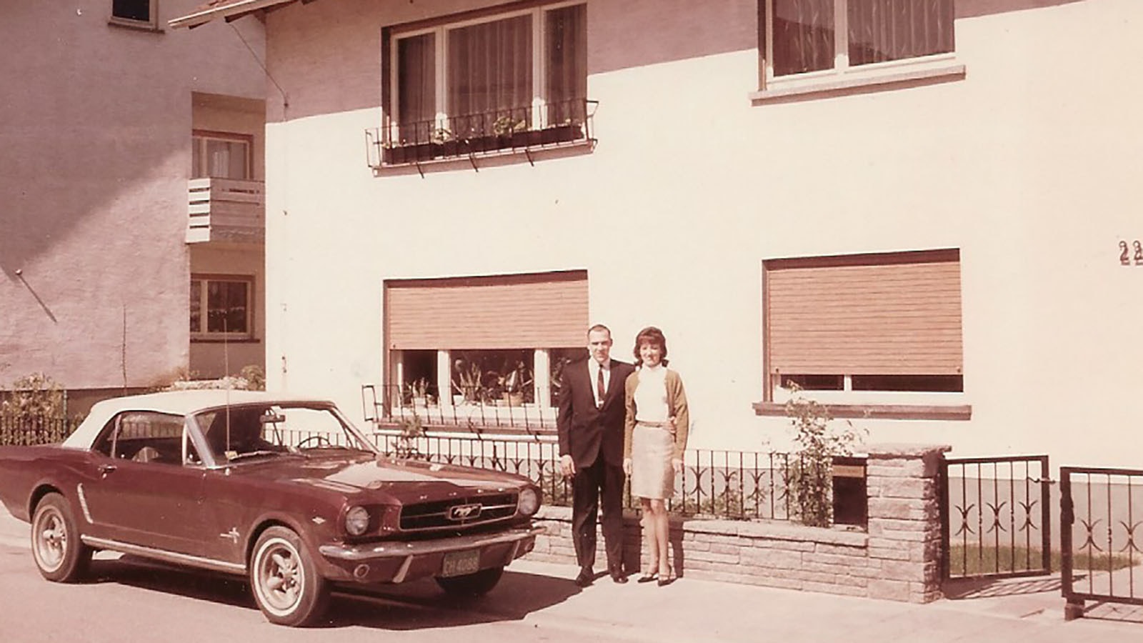 The German house had several levels, with the third floor is built into the attic. Interesting feature were the solid wood roll-up window panels. When they were down the roof was total dark and sound proof.