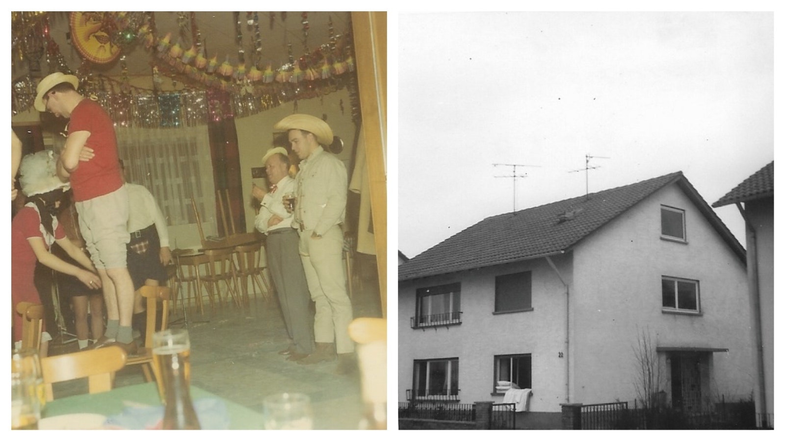 The house was a warm place for parties, and Western-themed cowboy hats and jeans were a hit, even if they weren't that authentic.