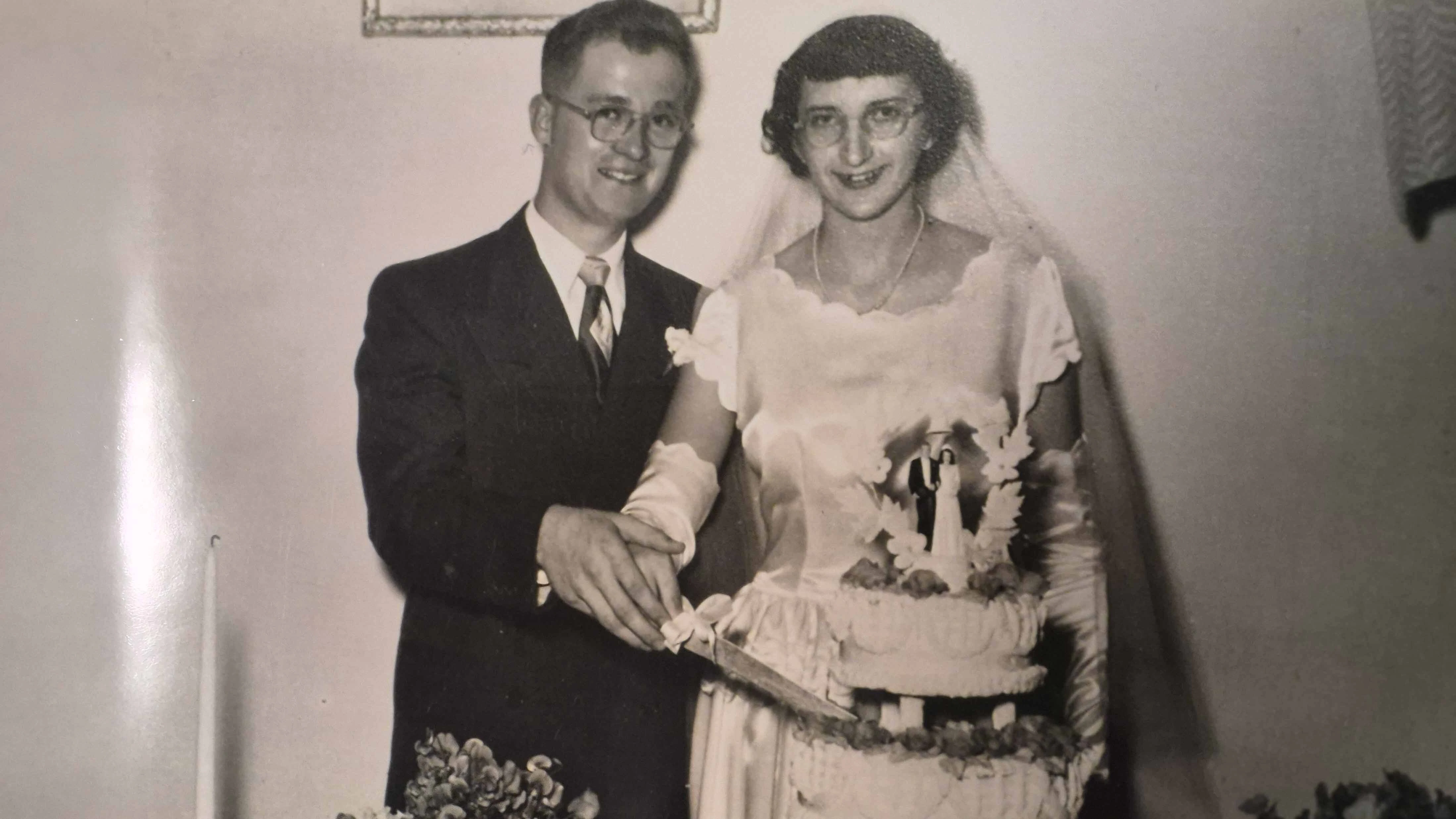Arden and Betty White were married at an Eaton, Colorado, church in 1951. They recently celebrated their 75th anniversary.