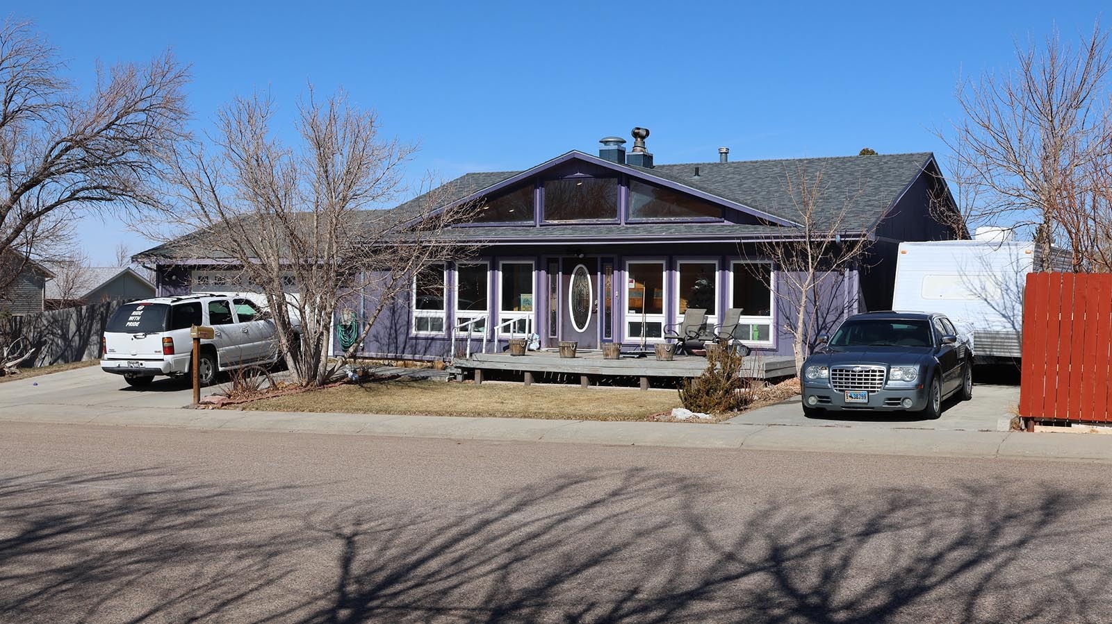 The house in the 800 block of 53rd Street in Casper on Wednesday had all the police tape removed that encircled it earlier in the week.