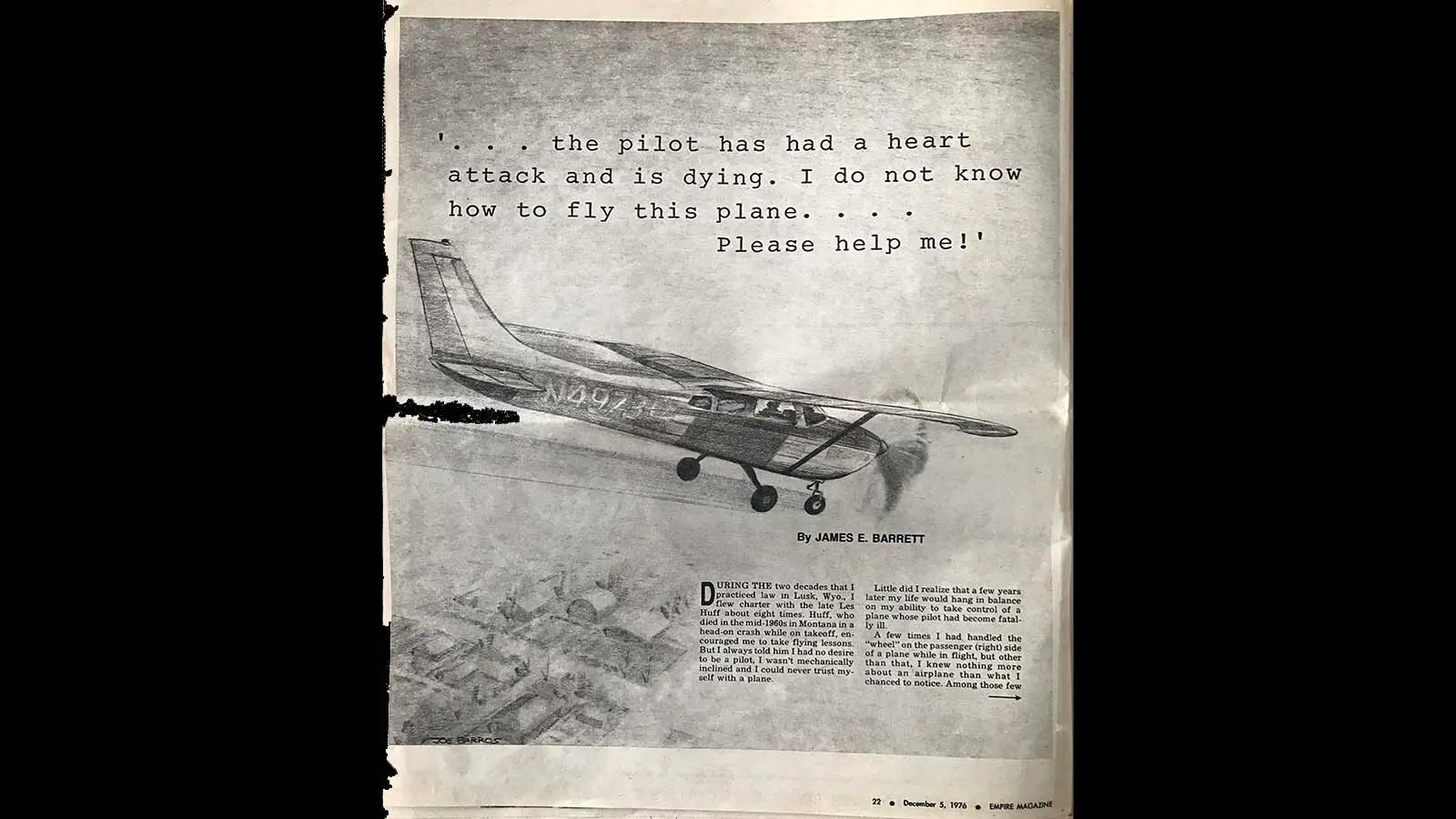 When His Pilot Died Mid-Flight, Wyoming Attorney General Had To Take ...