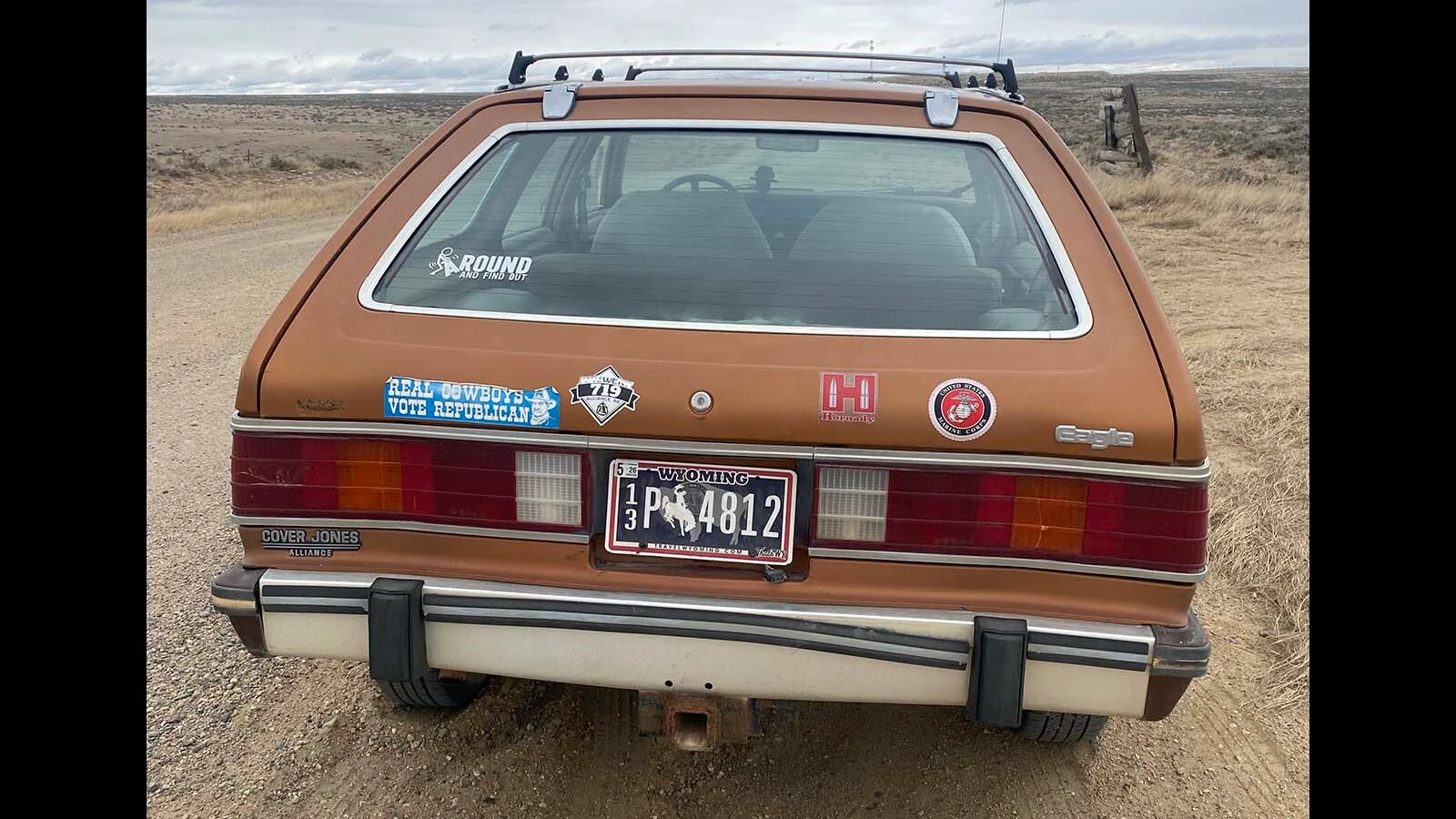 Part station wagon, part mountain goat, Austin Griess says the AMC Eagle's unusual personality inspired the lift and off-road modifications.