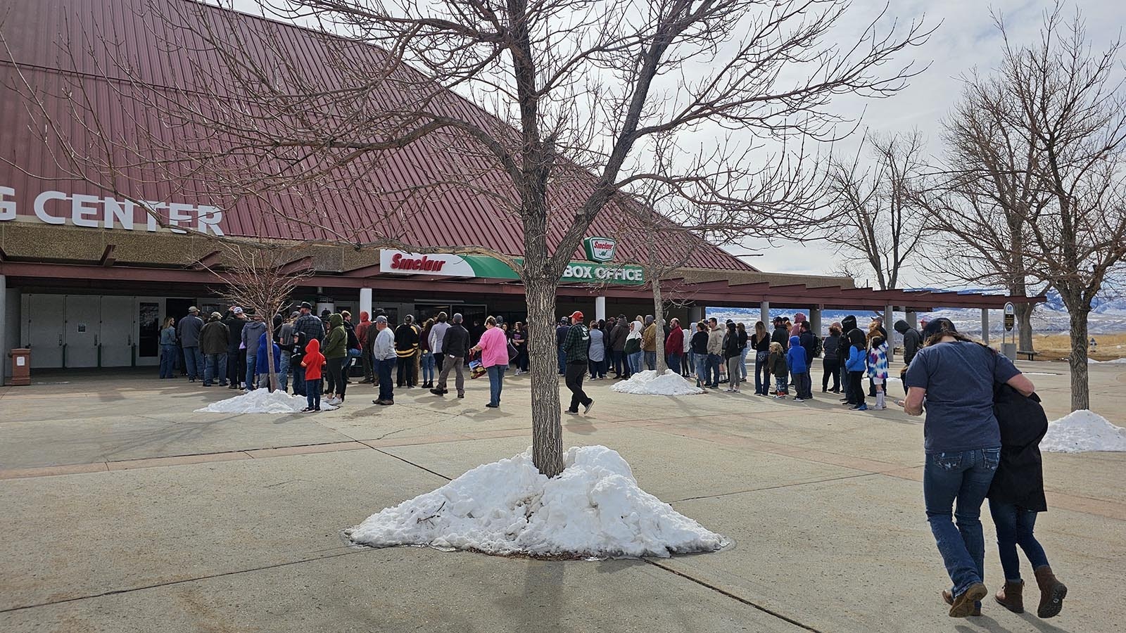 So many people were vying to get into the API Chili Cook-Off in Casper, long lines were forming. The straight-line winds buffeted the crowd, but didn't dissuade anyone.