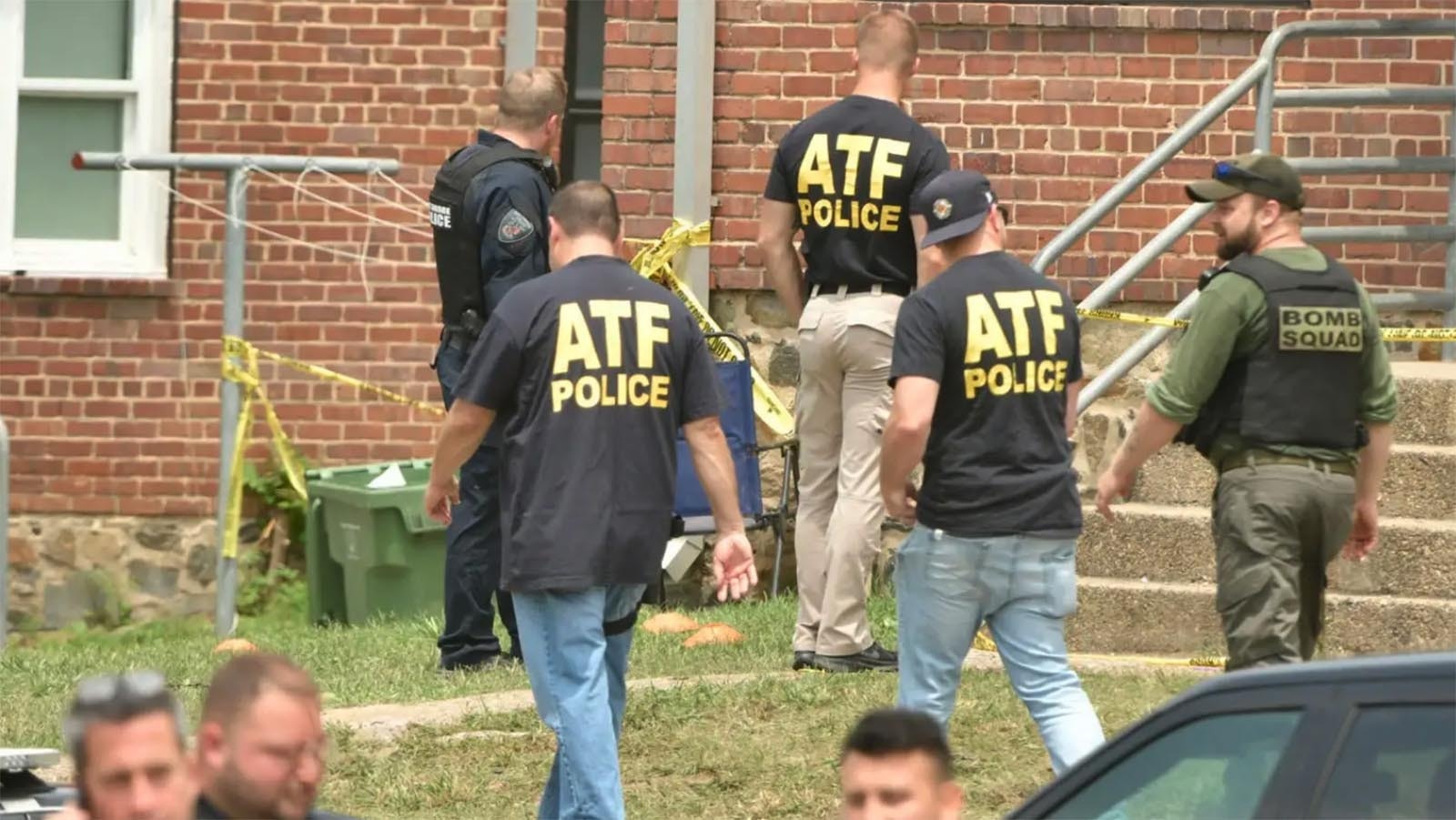 ATF agents raid a house in this file photo.