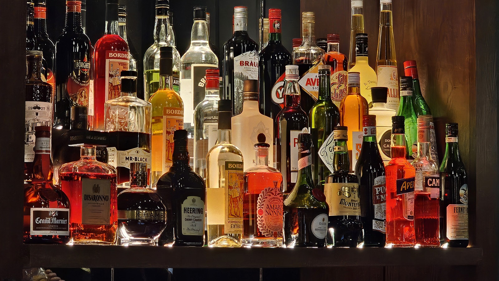 A variety of other liquors available at Le Reve Restaurant & Raw Bar in Sheridan.