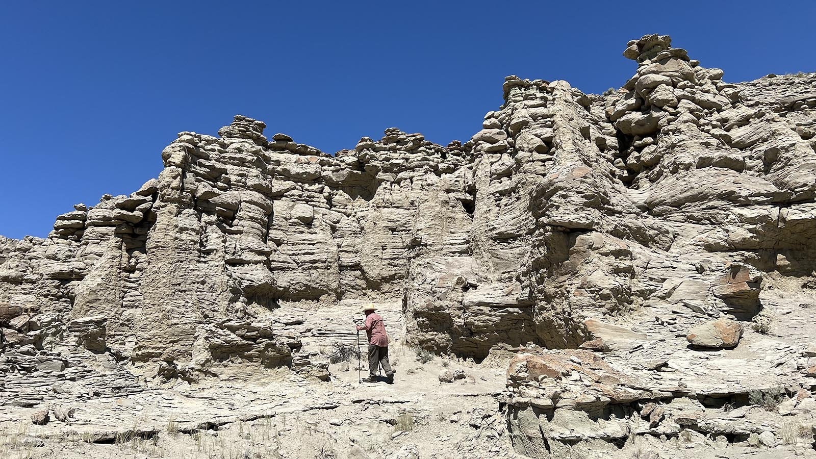 This cathedral-like sandstone formation is just one of countless unique features at Adobe Town in southwest Wyoming.