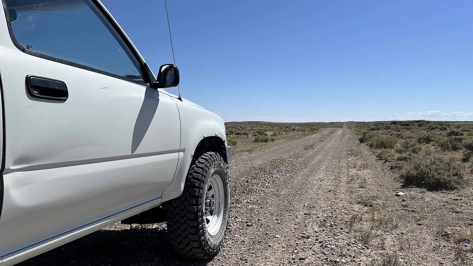 Getting to Adobe Town, out in the desert south of Rock Springs, involves about a two-hour drive on seemingly endless dirt and gravel roads.