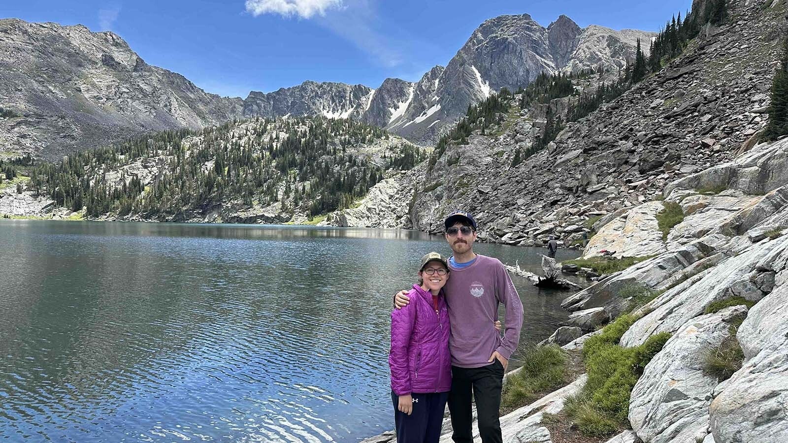 Morgan and Adrian Mitchell.