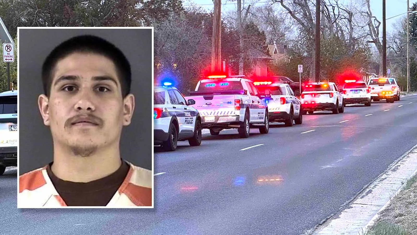 A shooting was reported early Thursday morning in central Cheyenne and one man was taken to the hospital after sustaining injuries, according to the Cheyenne Police Department. Police are "actively working to locate" the suspect, identified as Adrian Maggos.