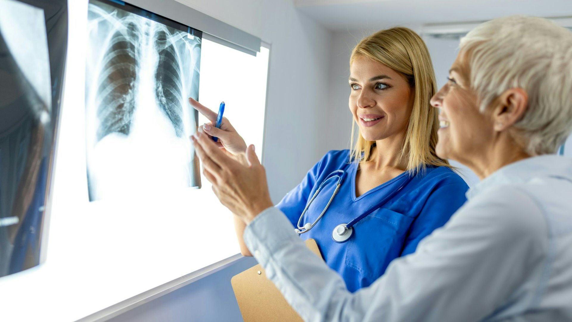 Advanced Imaging at Hoskinson Health X-Ray Exam.