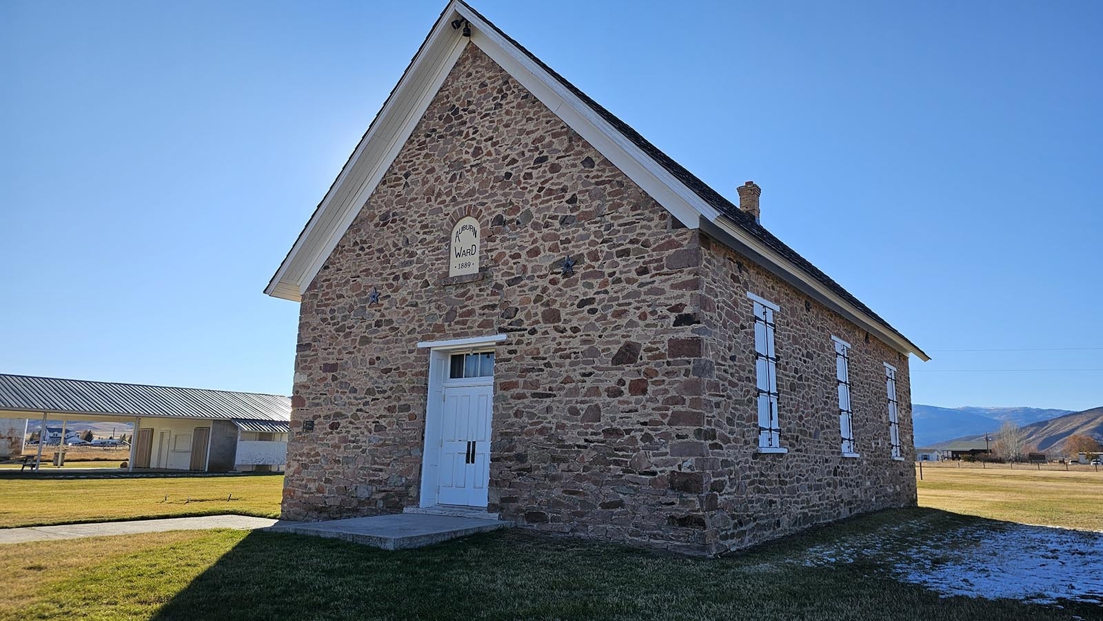 The Rock Church in Auburn is one of many historic places in the Star Valley. Locals say that Butch Cassidy attended a Saturday night dance, there. Just one of the many local legends about the famous outlaw who is said to have buried gold somewhere in the Star Valley.