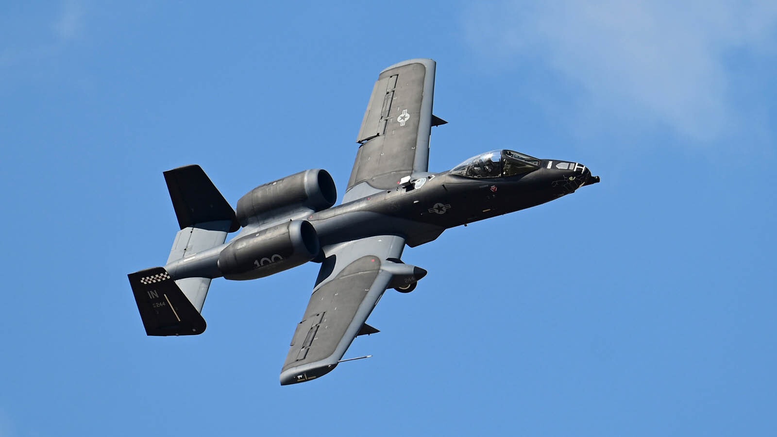 An A-10C Warthog is put through its paces.