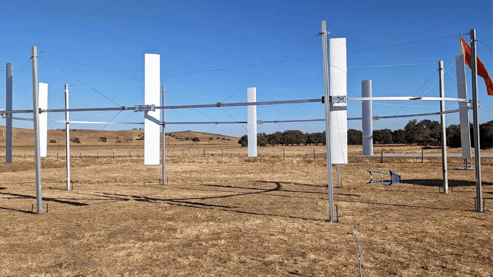 A novel wind power design by Wyoming-based Airloom Energy uses short blades that are pushed by wind around a track to produce power. Airloom Energy says it's more efficient and has a much lower profile that traditional wind turbines.