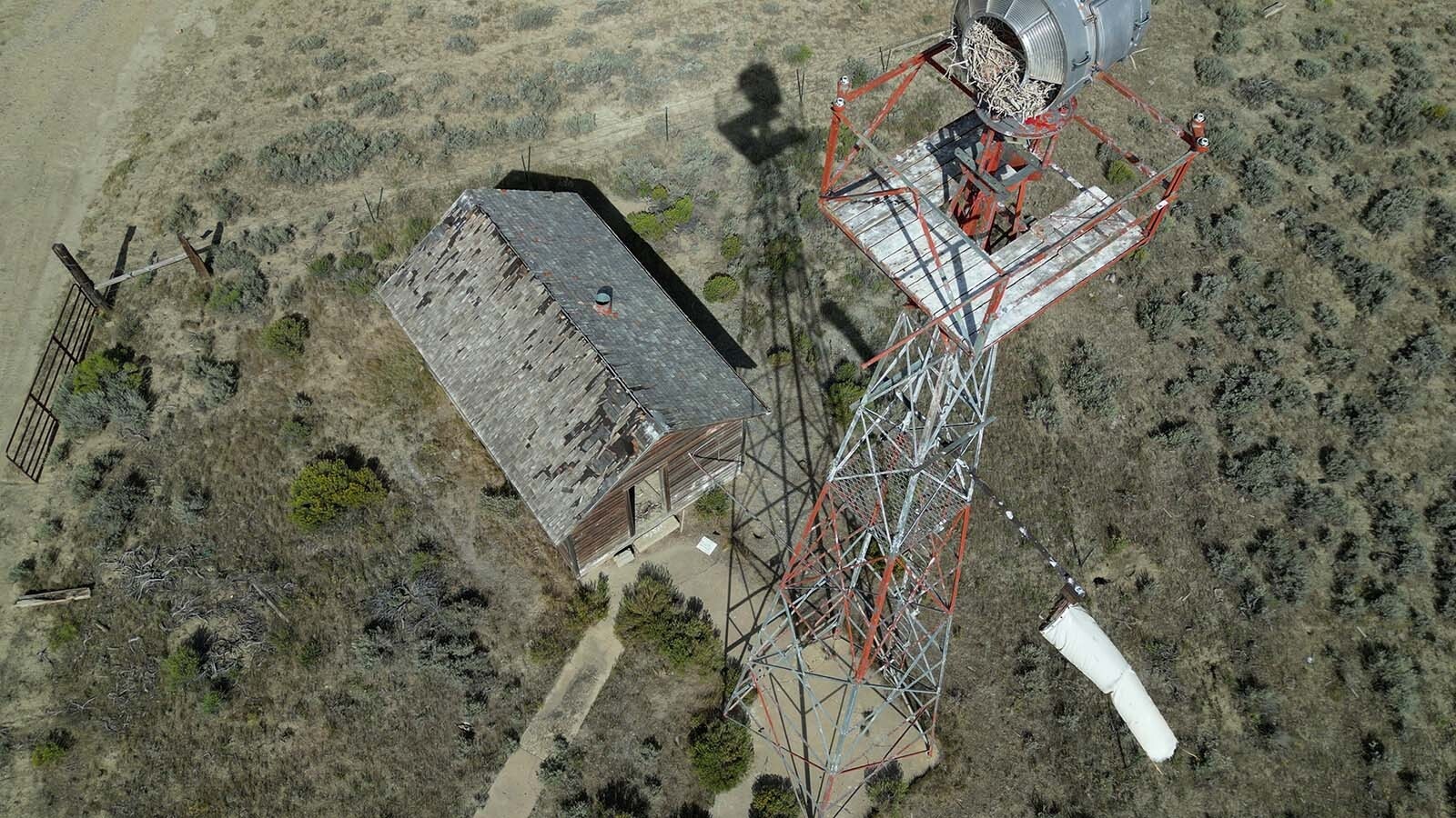 Pilot Nathan Finneman is on a mission to save a nearly 100-year-old airmail post near Medicine Bow, Wyoming. It may be the last of its kind in the United States.