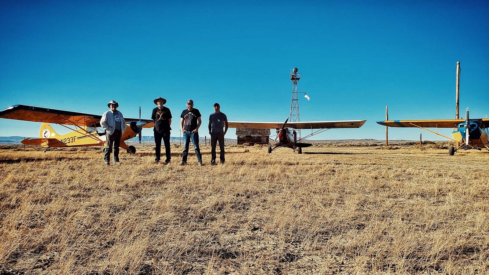 Pilot Nathan Finneman is on a mission to save a nearly 100-year-old airmail post near Medicine Bow, Wyoming. It may be the last of its kind in the United States.