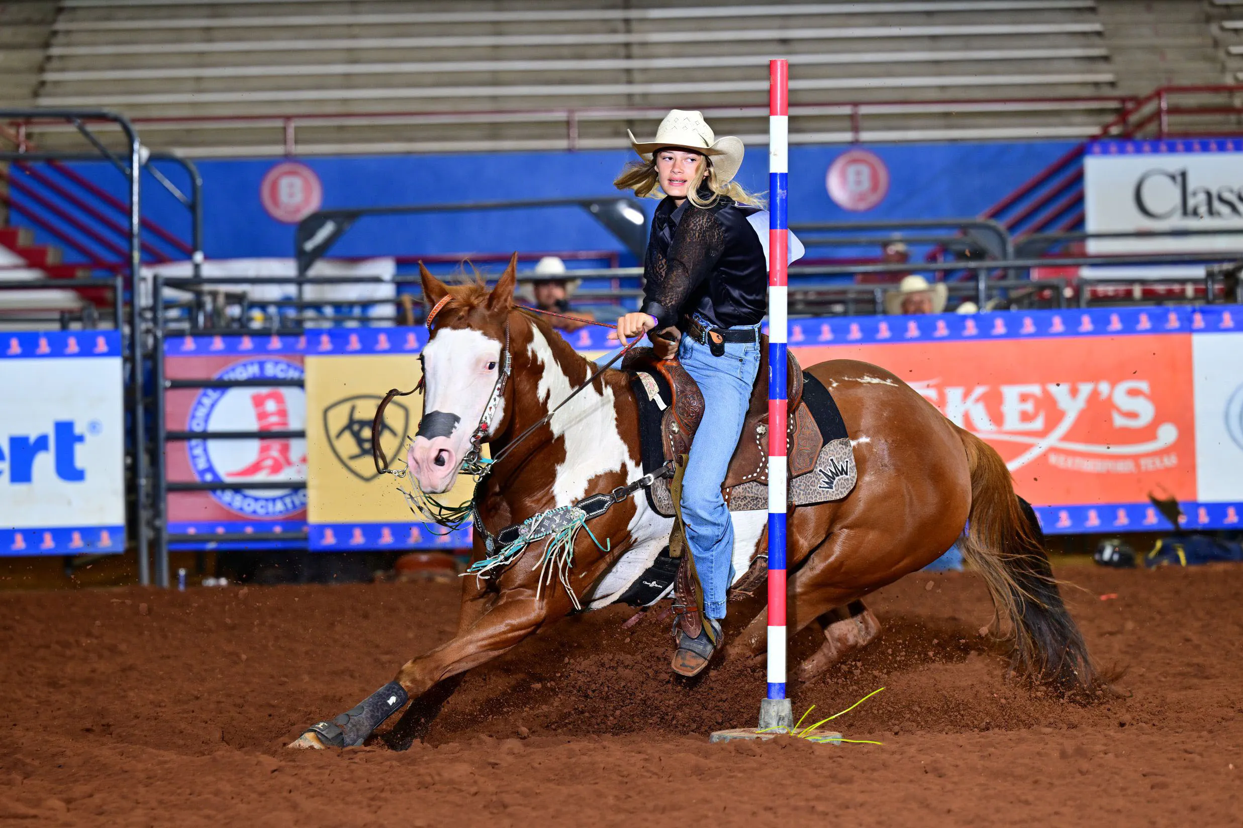 Eighth-grader Chaney Akin of Cody didn’t just dominate the National Junior High Finals Rodeo in Oklahoma on June 21-27; she won the pole bending aggregate by almost a full second on a teeny-tiny horse to rake in nearly $6,000 on the week.