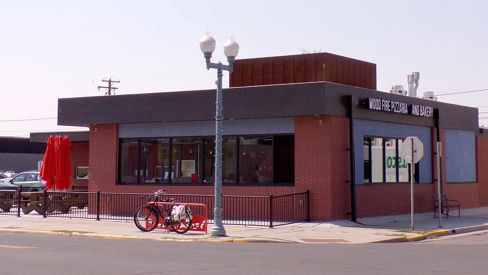 The Alibi Wood Fire Pizzeria on 4th Street in downtown Laramie, Wyoming.