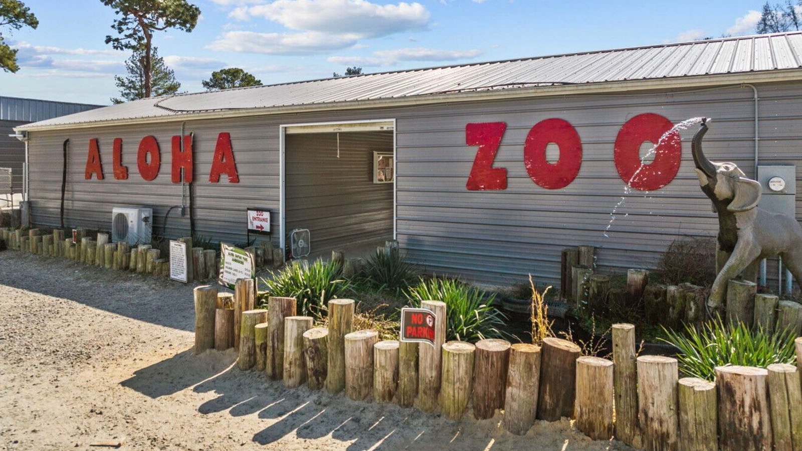 The 66-acre Aloha Safari Park in Harnett County, North Carolina, comes complete with everything a new zoo owner needs, including animals.