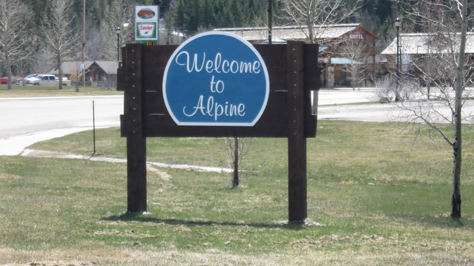Alpine Wyoming sign 8 1 23