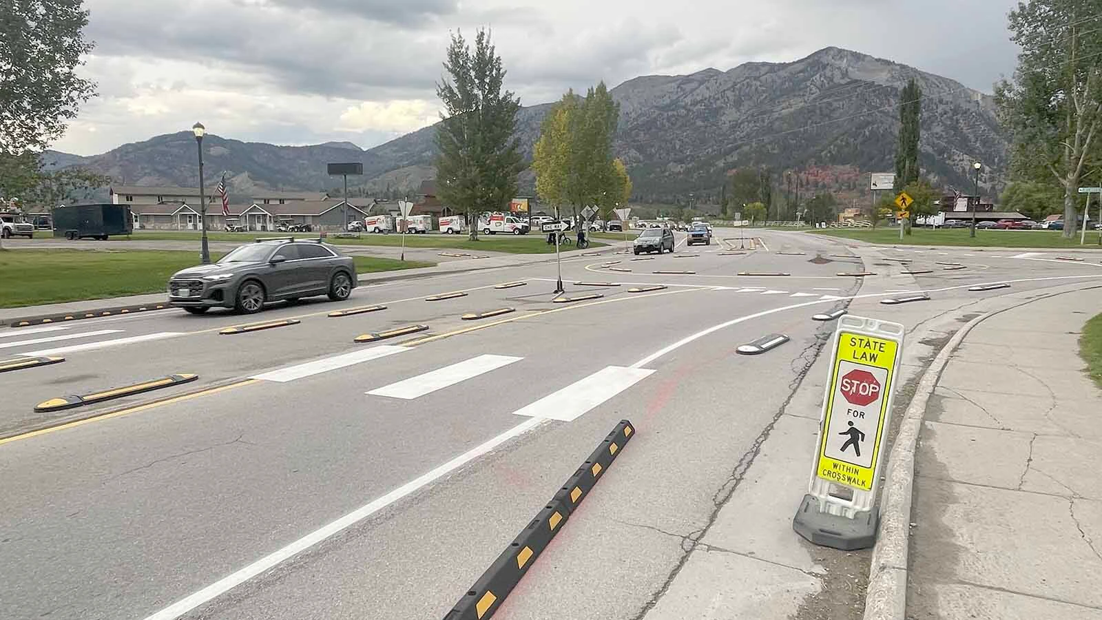 The race for mayor of Alpine has grown heated, and the temporary roundabout experiment didn’t help. Candidate Bill Saks called it a failure from the start and his opponent, Town Council Member Jeremy Larsen chuckled, “Such a positive man."