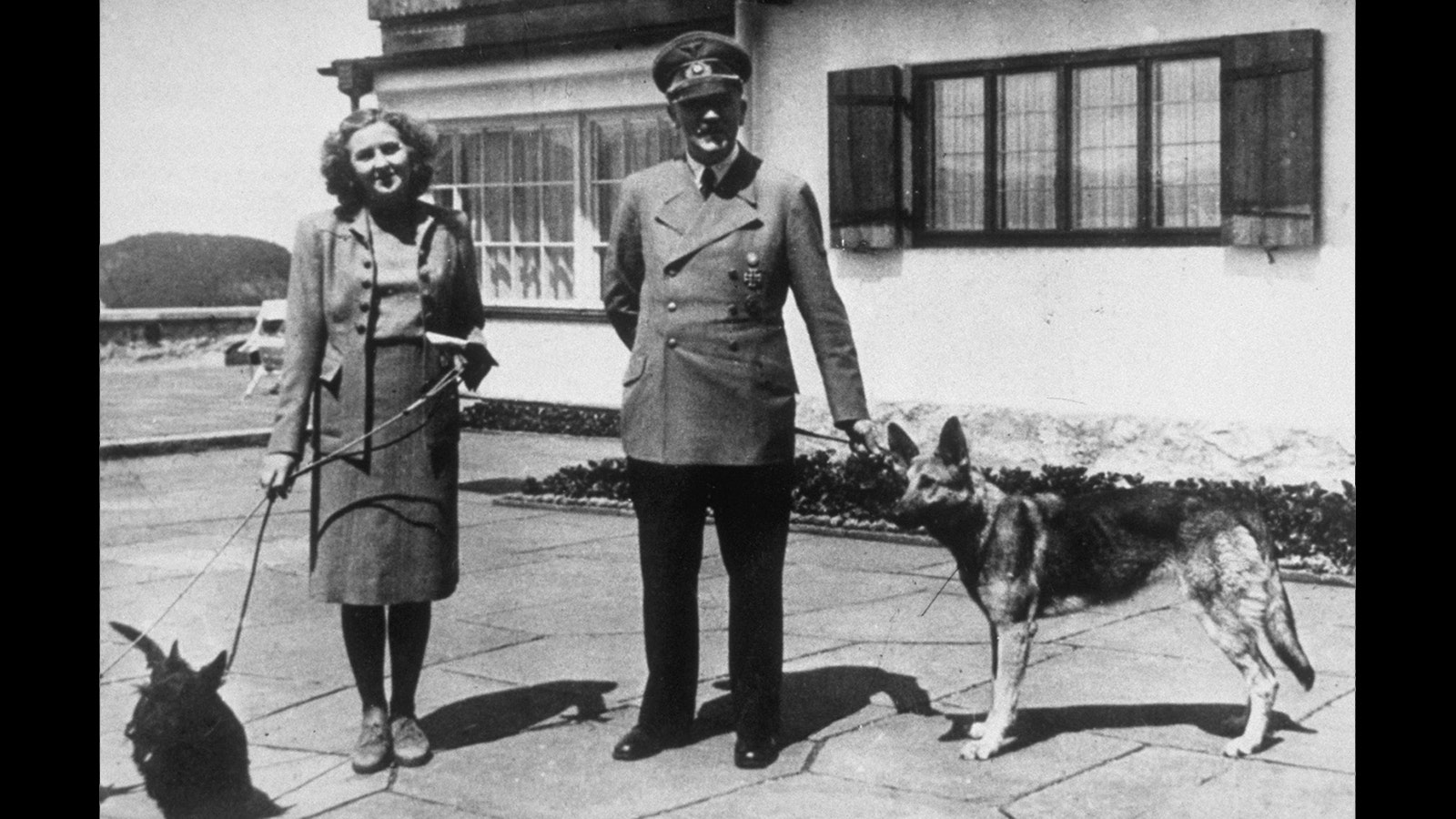 Among the photos believed to be in the photo albums Pvt. Alton More took from Adolph Hitler's Eagle's Next retreat are images of Hitler and his mistress, Eva Braun.