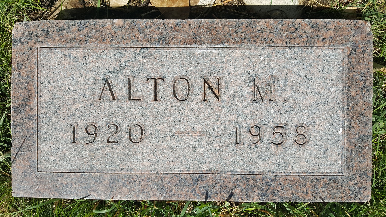 Pvt. Alton More of Casper, Wyoming, was killed in a car crash in 1958. He's buried in his hometown of Casper.