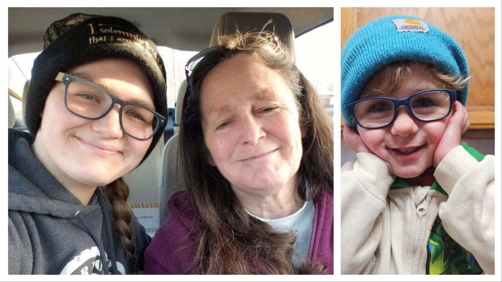 Amber Marie Fritz, left, from left, her mother Khristy Kay (McKenney) Fritz, and Amber's 3-year-old son Asher James Fritz. They were found deceased in their Riverton home Thursday, Oct. 31, 2024, which was filled with carbon monoxide, suspected to have leaked into their home via a water heater.