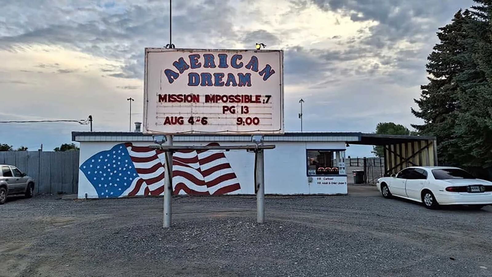 The American Dream Drive-In in Powell is the last true drive-in still operating in Wyoming.