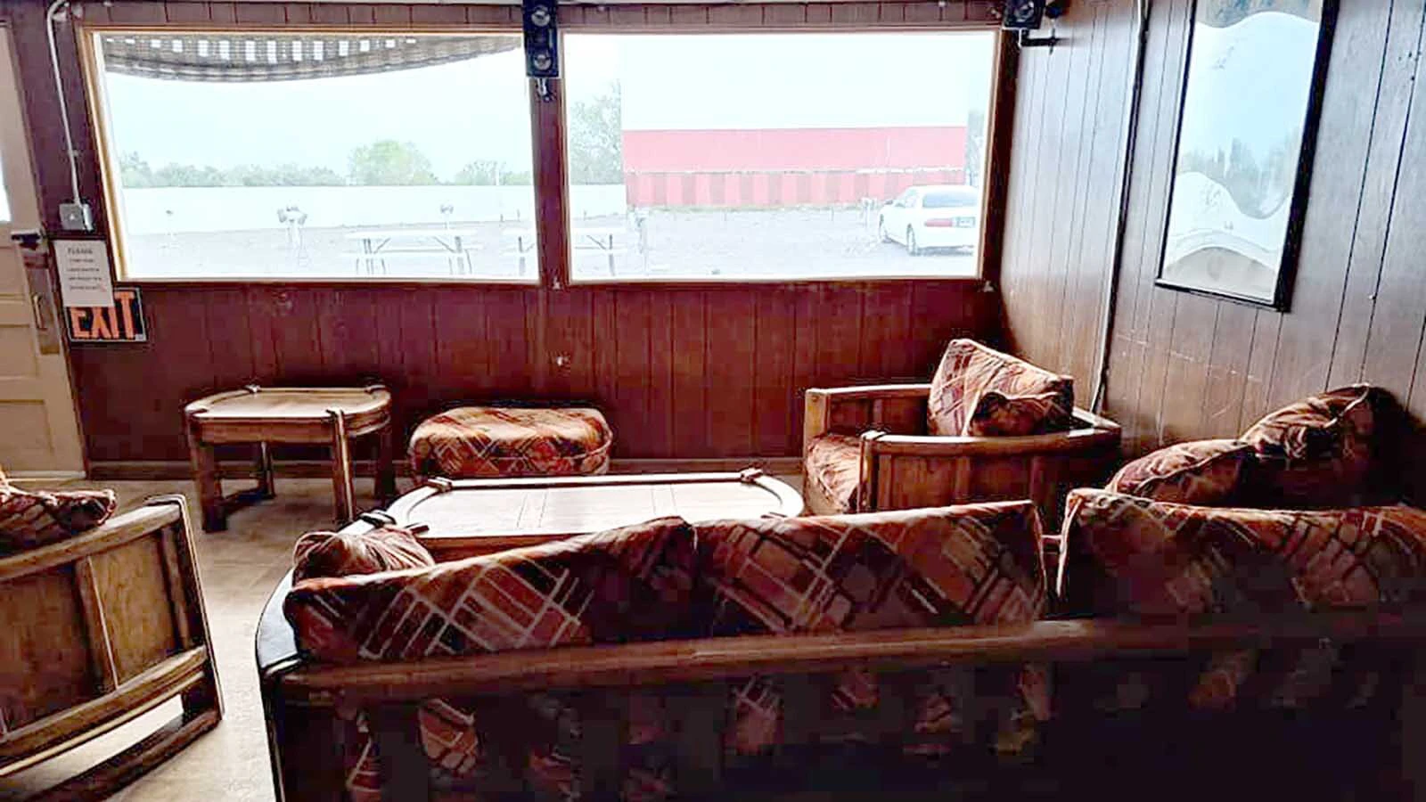 The lounge at the American Dream Drive-In.