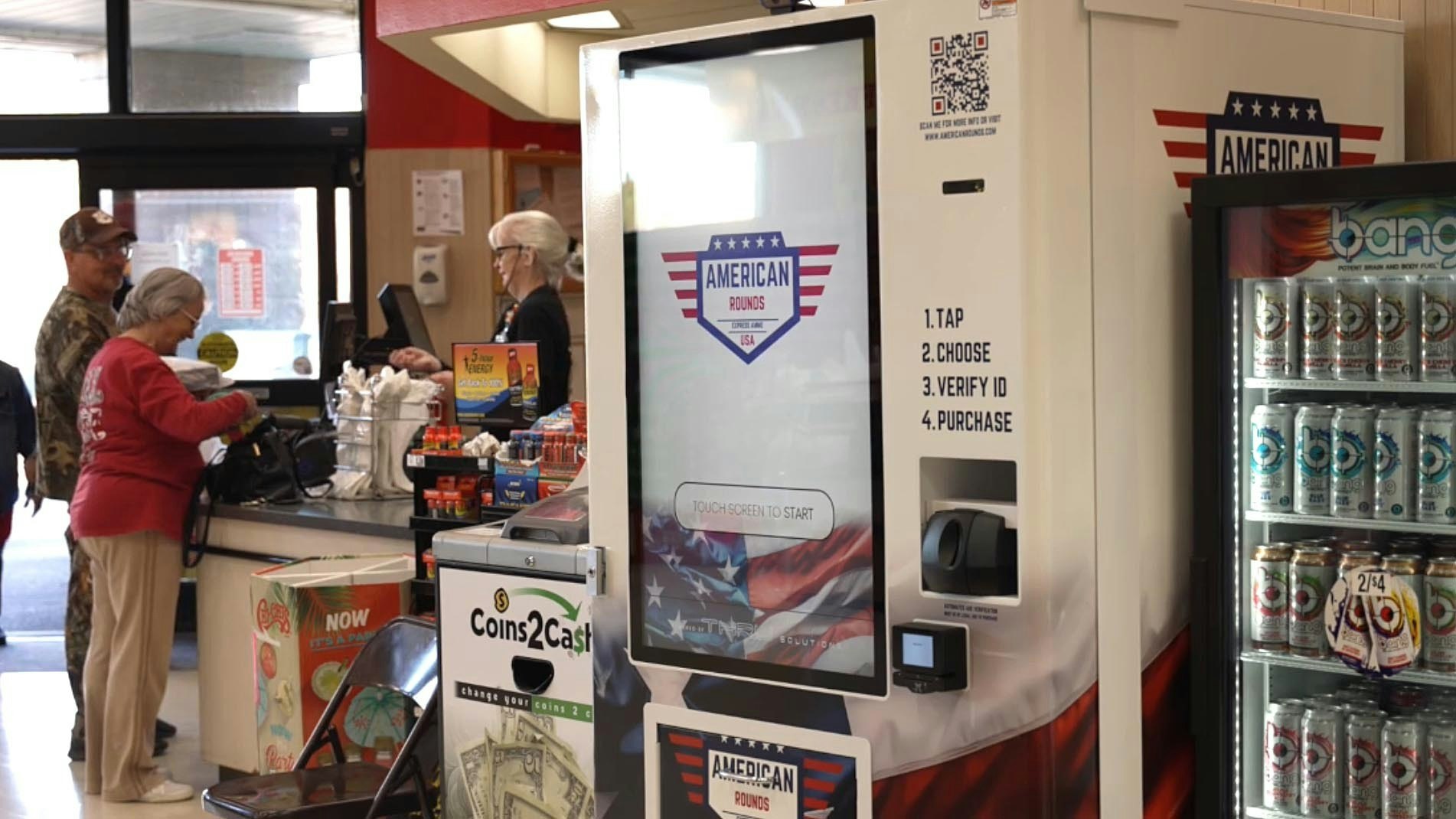 A company called American Rounds has developed an ammo vending machine that uses AI to verify ID and legal purchasaes of ammunition.