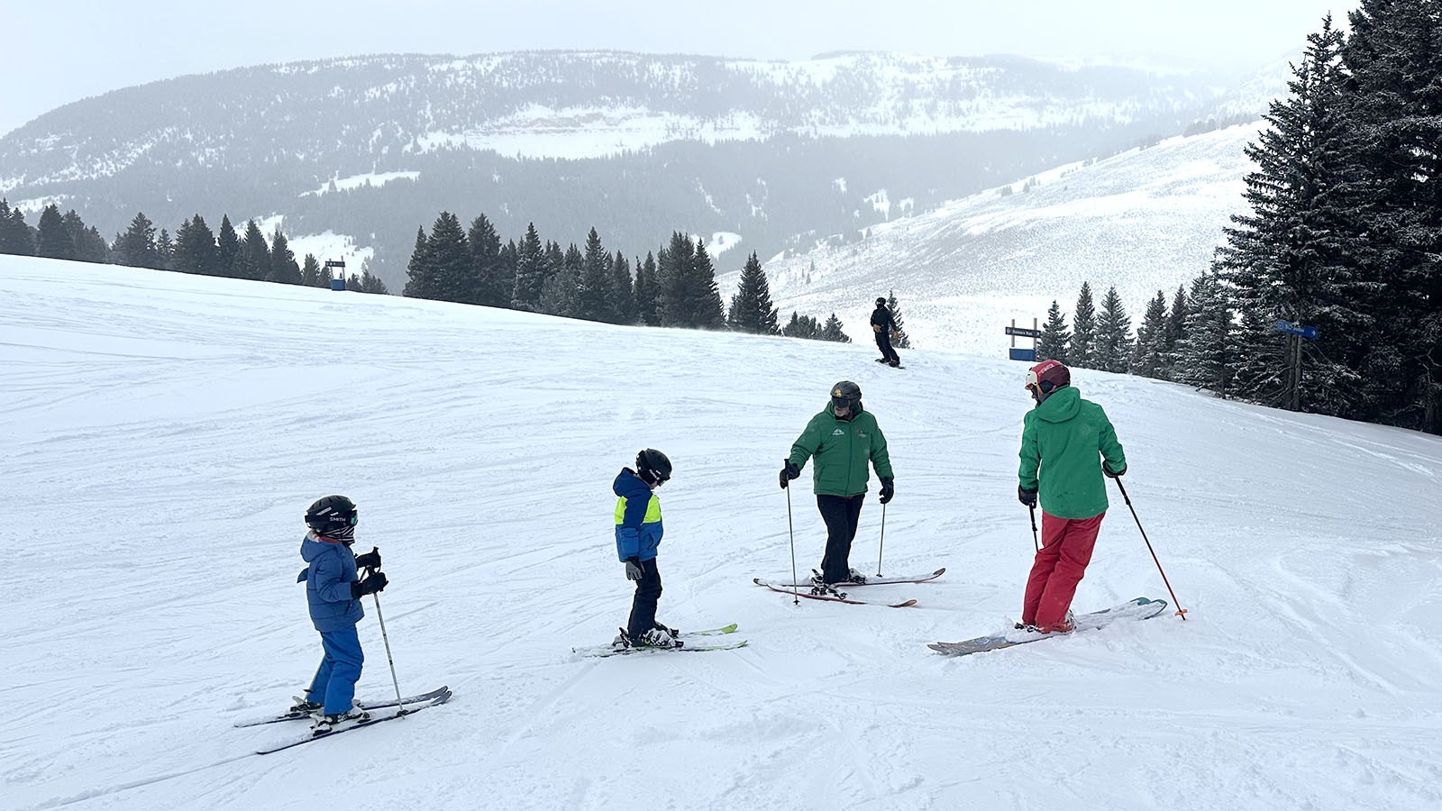 Ski Instructor Karl Milner lost a leg during while fighting in the military. Now he and Eric teach first-time skiers at Antelope Butte.