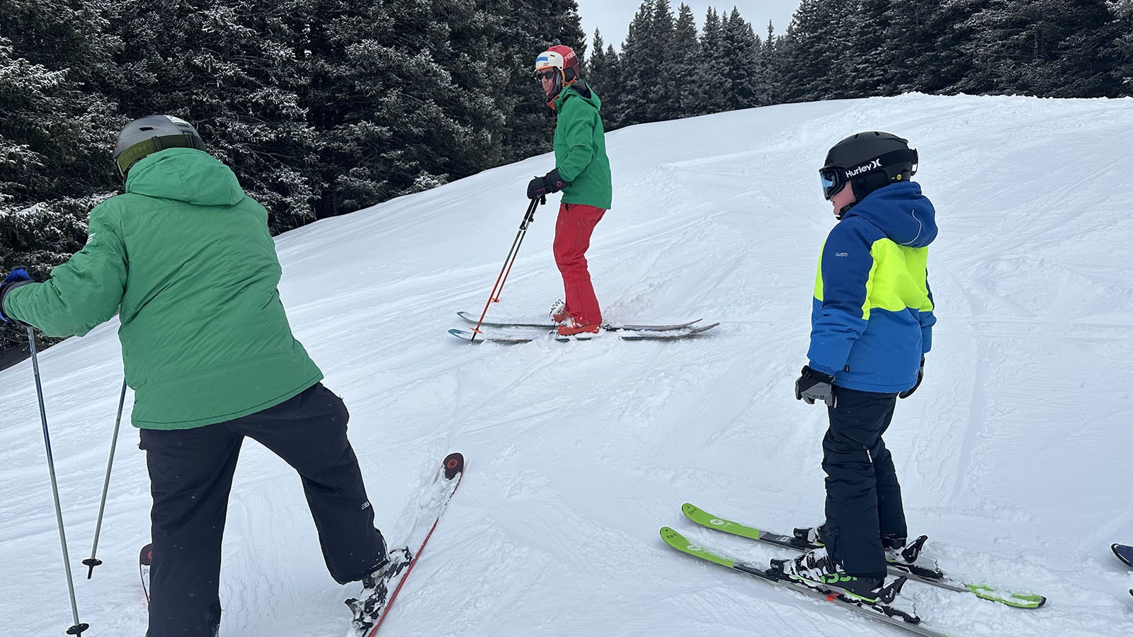 Ski Instructor Karl Milner lost a leg during while fighting in the military. Now he and Eric teach first-time skiers at Antelope Butte.