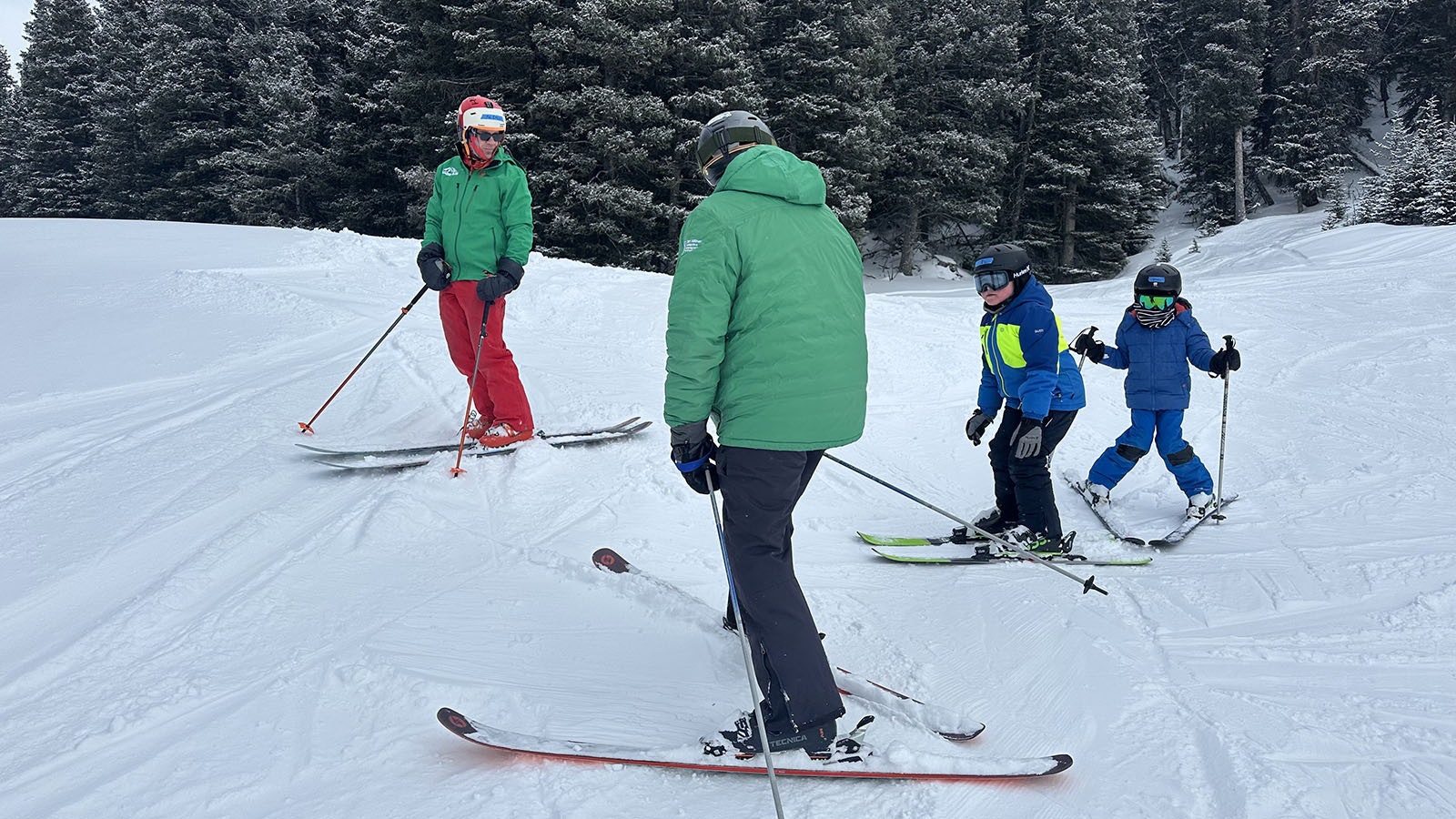 Ski Instructor Karl Milner lost a leg during while fighting in the military. Now he and Eric teach first-time skiers at Antelope Butte.