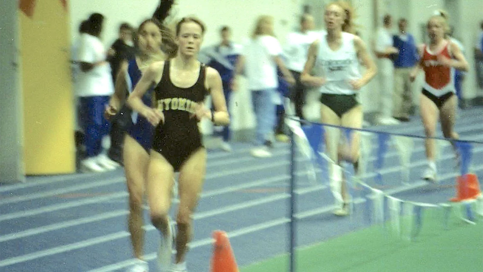 An avid runner, Amy Wroe Bechtel ran cross-country for the University of Wyoming and still holds the school record for the 3,000 meters.
