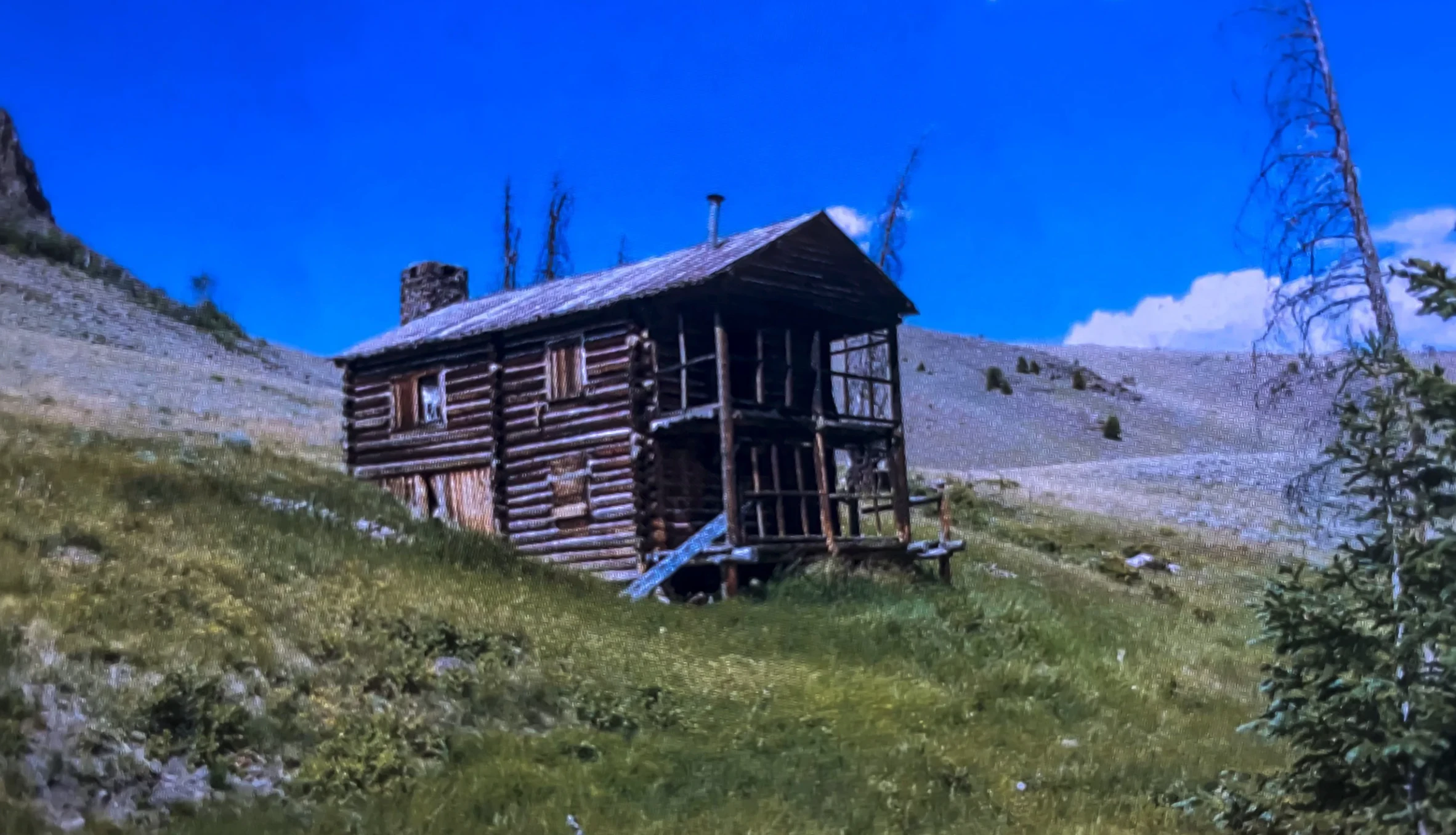 The historic Anderson Lodge in Wyoming's remote Shoshoni National Forest.