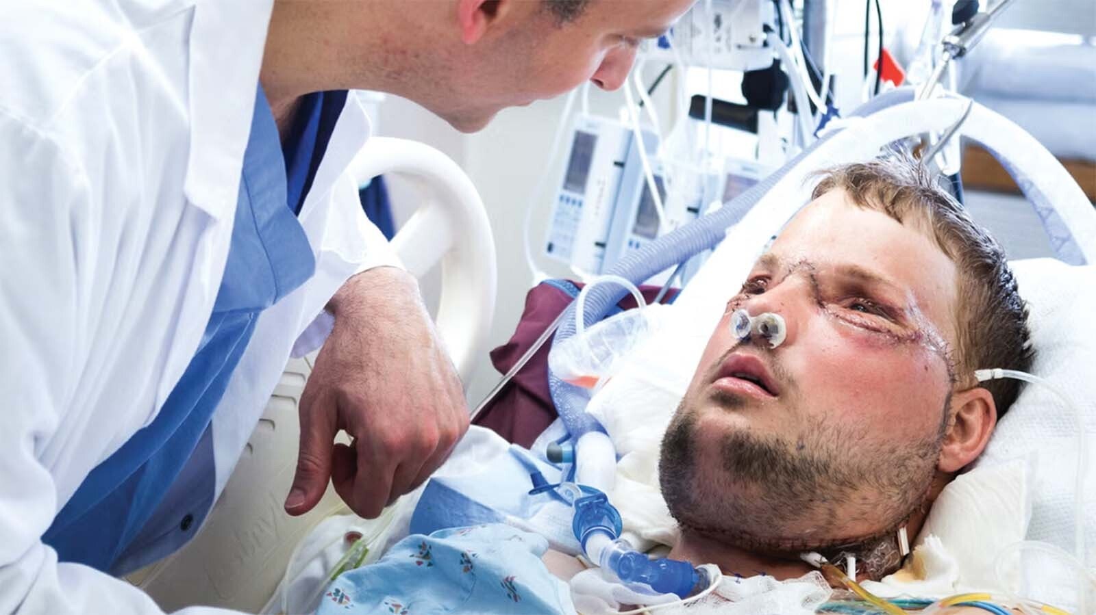 Dr. Mardini’s, his team and the life-changing aftermath of Sandness’ face transplant surgery. During his stay at Mayo, Sandness said security personnel protected him from unwanted media attention.