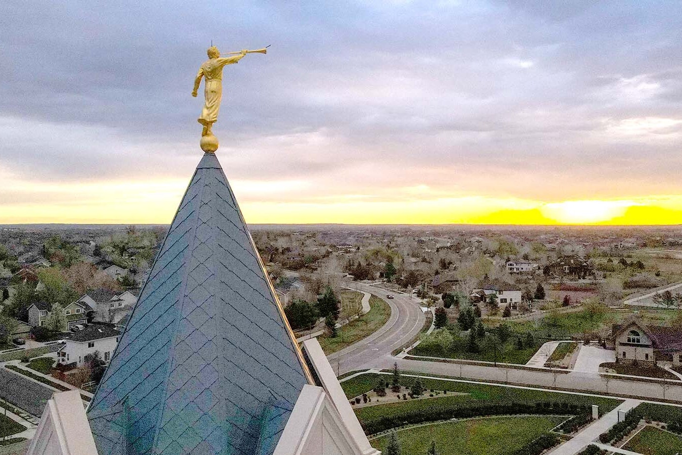 The steeple, topped with a sculpture of the Angel Moroni, towers above southeast Fort Collins. The Church of Jesus Christ of Latter-day Saints temple was built in 2016. The height of a proposed 77-foot steeple has been the major sticking point in a planned temple in Cody.