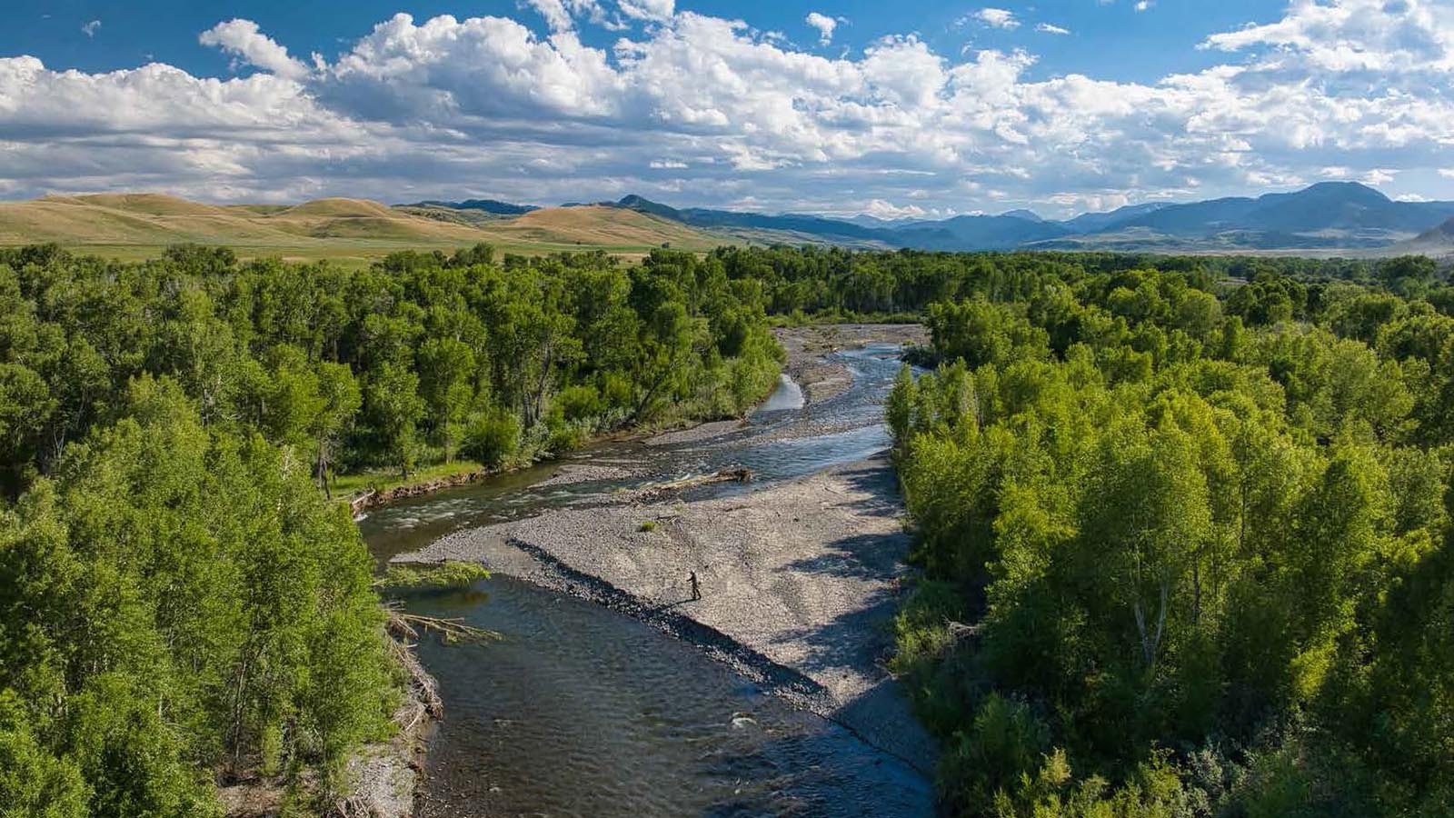 In the same family since 1895, the Antlers Ranch has huge swaths of pristine Wyoming woodland with trophy fishing streams and lots of room to roam.