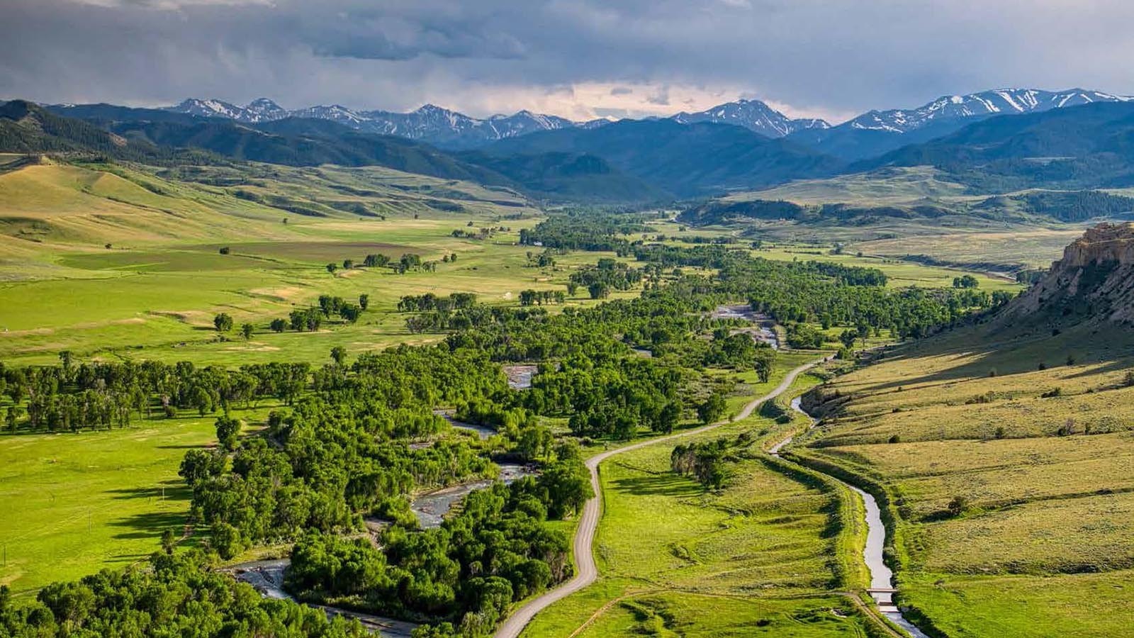 In the same family since 1895, the Antlers Ranch has huge swaths of pristine Wyoming woodland with trophy fishing streams and lots of room to roam.