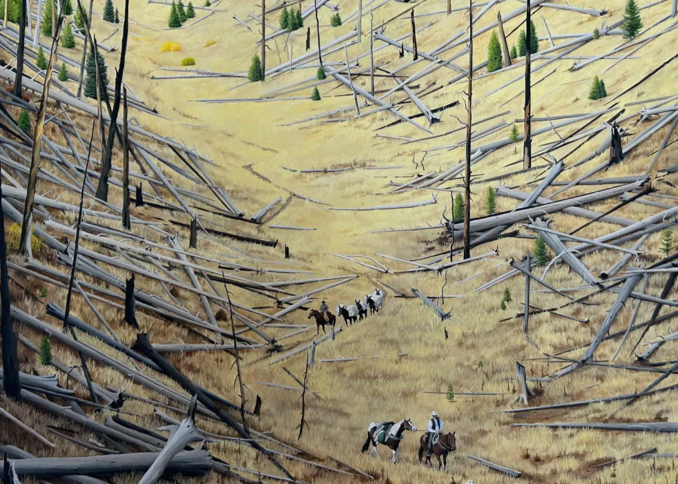 “Approaching Hidden Creek” by Max Werner: $22,500